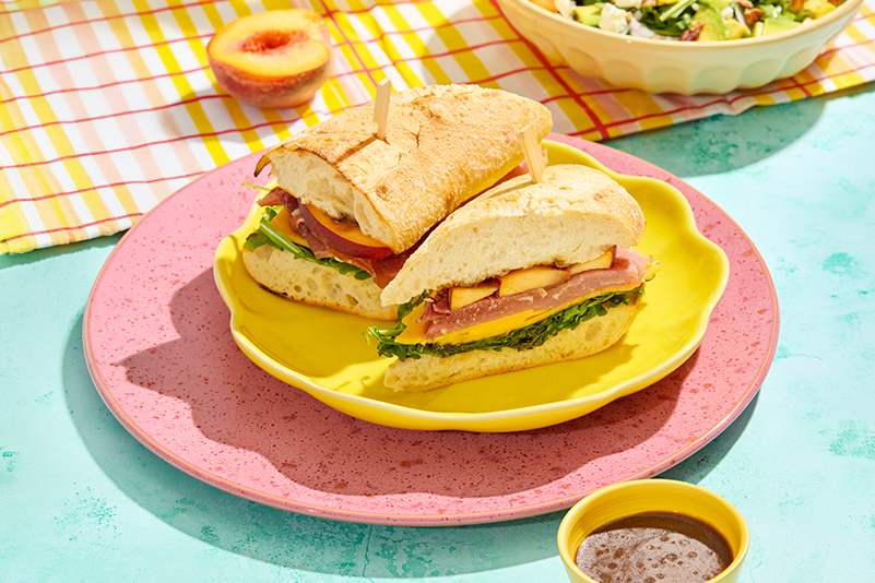 Rachel's Kitchen Peach & Prosciutto Sandwich